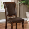Furniture of America Alpena Brown Cherry/Espresso Transitional Side Chair (2/Box) Model CM3350SC-2PK