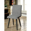 Furniture of America Vilhelm Gray Mid-Century Modern Side Chair (2/Box) Model CM3360SC-2PK