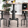 Furniture of America Foskey Antique Black/Natural Tone Industrial Bar Table Model CM3367BT-TABLE