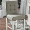 Furniture of America Sutton Antique White Transitional Counter Ht. Chair (2/Ctn) Model CM3390PC-2PK