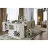 Furniture of America Sutton Antique White Transitional Counter Ht. Chair (2/Ctn) Model CM3390PC-2PK