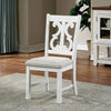 Furniture of America Auletta Distressed White/Gray Rustic Side Chair (2/Ctn) Model CM3417SC-2PK