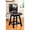 Furniture of America Hurley Black Contemporary Counter Ht. Chair (2/Box) Model CM3433PC-2PK