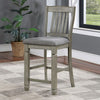 Furniture of America Anaya Gray/Light Gray Transitional Counter Ht. Chair Model CM3512GY-PC-2PK