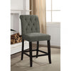 Furniture of America Izzy Gray/Antique Black Rustic Counter Ht. Chair (2/Ctn) Model CM3564GY-PC-2PK