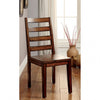 Furniture of America Maddison Tobacco Oak Industrial Side Chair (2/Box) Model CM3606SC-2PK