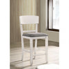 Furniture of America Stacie White/Gray Transitional Counter Ht. Chair (2/Ctn) Model CM3733WG-PC-2PK