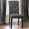 Furniture of America Alfred Antique Black/Gray Rustic Side Chair (2/Ctn) Model CM3735GY-SC-2PK
