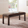 Furniture of America Burton Walnut/Ash Brown Rustic Bench Model CM3790BN