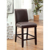 Furniture of America Gladstone Dark Walnut Transitional Counter Ht. Chair (2/Box) Model CM3823PC-2PK