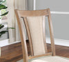 Furniture of America Upminster Natural Tone/Beige Transitional Chair (2/Ctn) Model CM3984NT-SC-2PK