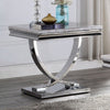 Furniture of America Wettingen Chrome Glam End Table Model CM4285E-TABLE
