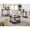 Furniture of America Uriel Dark Oak Mid-Century Modern End Table Model CM4345E
