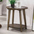 Furniture of America Uriel Dark Oak Mid-Century Modern End Table Model CM4345E