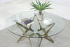 Furniture of America Alvise Champagne Contemporary End Table Model CM4377E-TABLE