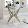 Furniture of America Alvise Champagne Contemporary End Table Model CM4377E-TABLE