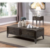 Furniture of America Piedmont Dark Oak Industrial End Table Model CM4387E