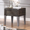 Furniture of America Piedmont Dark Oak Industrial End Table Model CM4387E