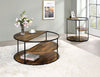 Furniture of America Orrin Black/Walnut Industrial Coffee Table Model CM4396BK-C