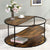 Furniture of America Orrin Black/Walnut Industrial Coffee Table Model CM4396BK-C