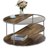 Furniture of America Orrin Gray/Walnut Industrial Coffee Table Model CM4396GY-C