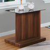 Furniture of America Mannedorf Black/Dark Walnut Contemporary End Table Model CM4567A-E