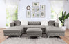 Furniture of America Ciabattoni Gray Transitional Ottoman Model CM6256GY-OT