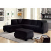 Furniture of America Lomma Black Transitional Ottoman Model CM6316-OT