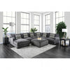 Furniture of America Kaylee Gray Contemporary Ottoman Model CM6587-OT