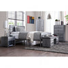 Furniture of America Mccredmond Hand-Brushed Silver Industrial Bench Model CM7075BN