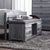 Furniture of America Mccredmond Hand-Brushed Silver Industrial Bench Model CM7075BN