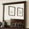 Furniture of America Spruce Brown Cherry Transitional Mirror Model CM7113CH-M