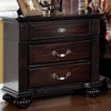 Furniture of America Syracuse Dark Walnut Traditional Night Stand Model CM7129N
