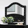 Furniture of America Zohar Black/Silver Glam Mirror Model CM7130BK-M