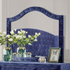 Furniture of America Alzir Blue Glam Mirror Model CM7150BL-M