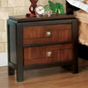 Furniture of America Patra Acacia/Walnut Transitional Night Stand Model CM7152N