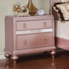 Furniture of America Avior Rose Gold Contemporary Night Stand Model CM7170RG-N