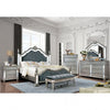 Furniture of America Azha Silver/Gray Glam Bench Model CM7194BN