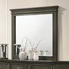 Furniture of America Houston Gray Traditional Mirror Model CM7221GY-M