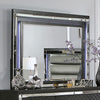 Furniture of America Calandria Gray Contemporary Mirror Model CM7320GY-M