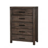 Furniture of America Rexburg Wire-Brushed Rustic Brown Rustic Chest Model CM7382C