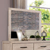 Furniture of America Strasburg Wire-Brushed White Rustic Mirror Model CM7382WH-M