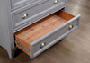 Furniture of America Castlile Gray Transitional Chest Model CM7413GY-C