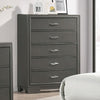 Furniture of America Alison Metallic Gray Contemporary Chest Model CM7416GY-C