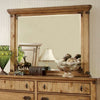Furniture of America Pioneer Weathered Elm Cottage Mirror Model CM7449M