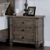 Furniture of America Durango Warm Gray Transitional Night Stand Model CM7461GY-N