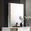 Furniture of America Erlangen White/Natural Contemporary Mirror Model CM7462WH-M