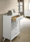 Furniture of America Dortmund White Contemporary Chest Model CM7465WH-C