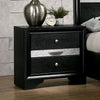 Furniture of America Chrissy Black Contemporary Night Stand Model CM7552BK-N