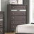 Furniture of America Chrissy Gray Contemporary Chest Model CM7552GY-C